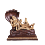 Brass Resting Vishnu Lakshmi Sheshanaag Idol Dual Tone | Jaipurio